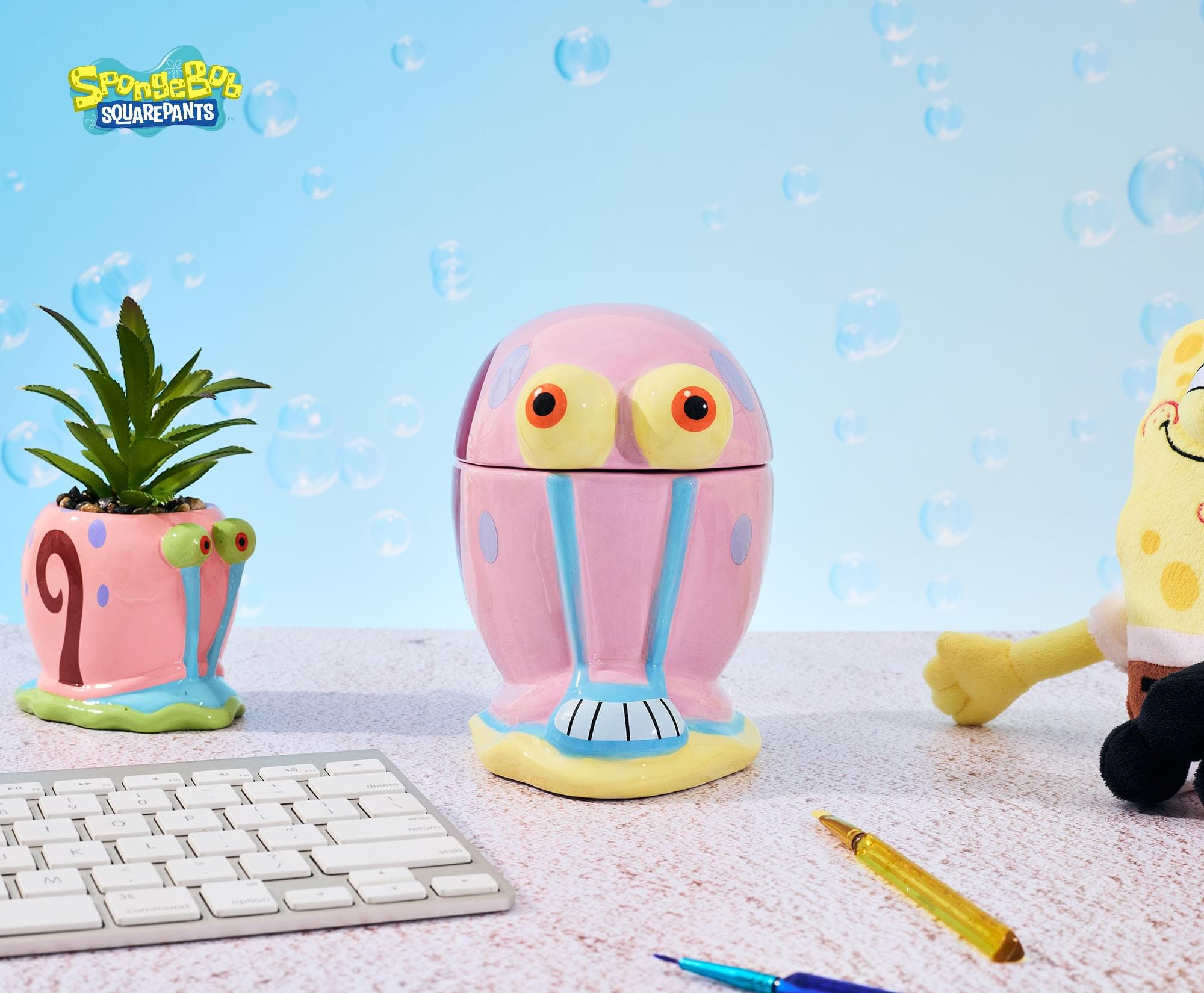 Nickelodeon SpongeBob SquarePants Gary Sculpted Ceramic Snack Jar