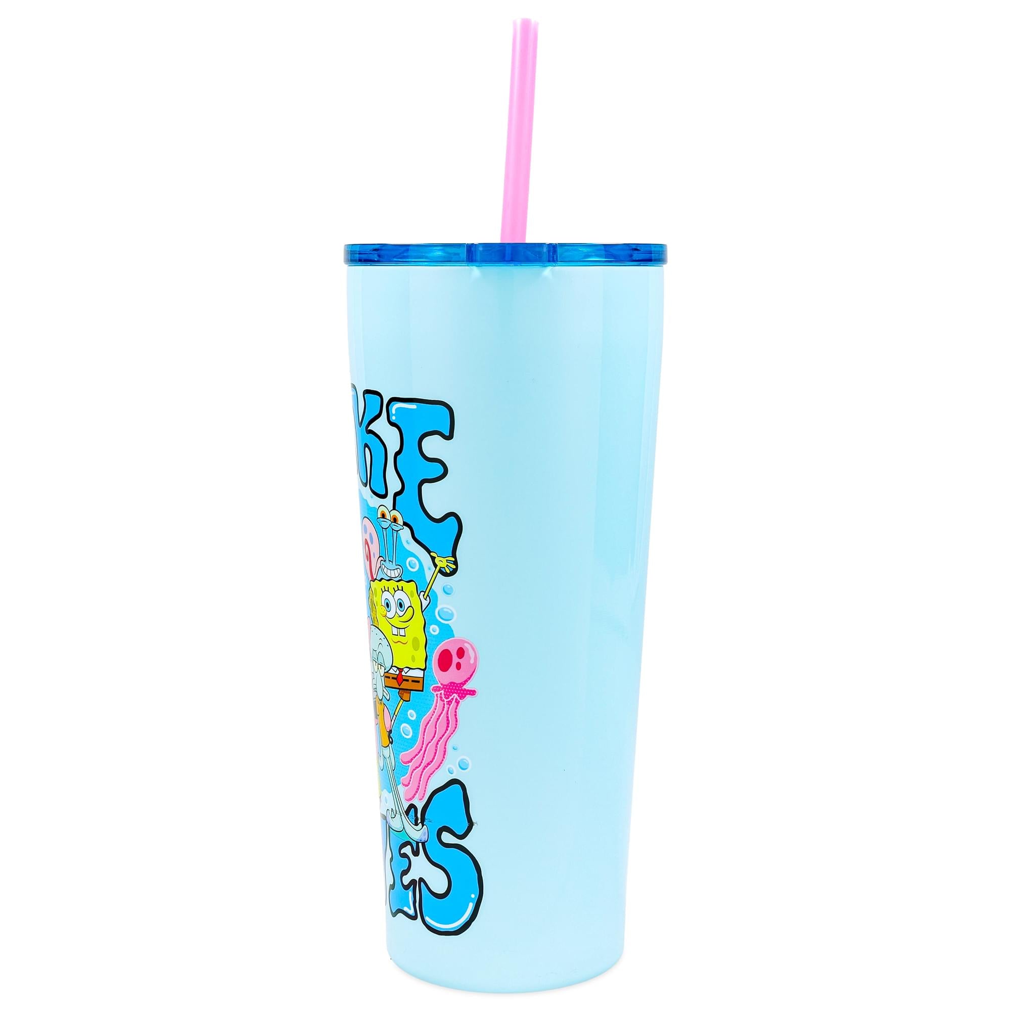 Nickelodeon SpongeBob SquarePants "Make Waves" 22-Ounce Stainless Steel Tumbler