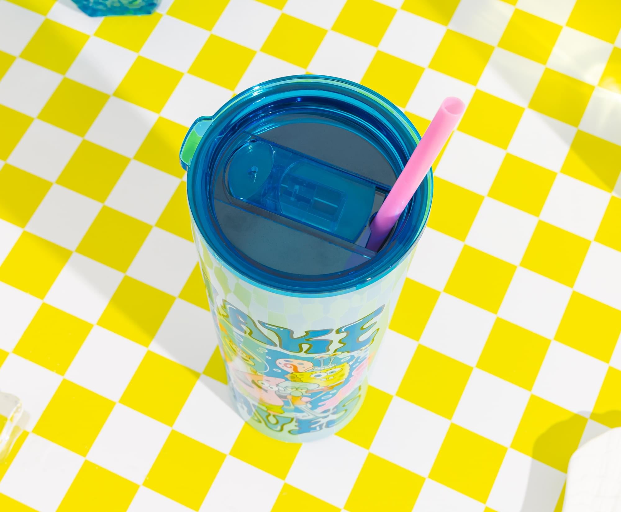 Nickelodeon SpongeBob SquarePants "Make Waves" 22-Ounce Stainless Steel Tumbler