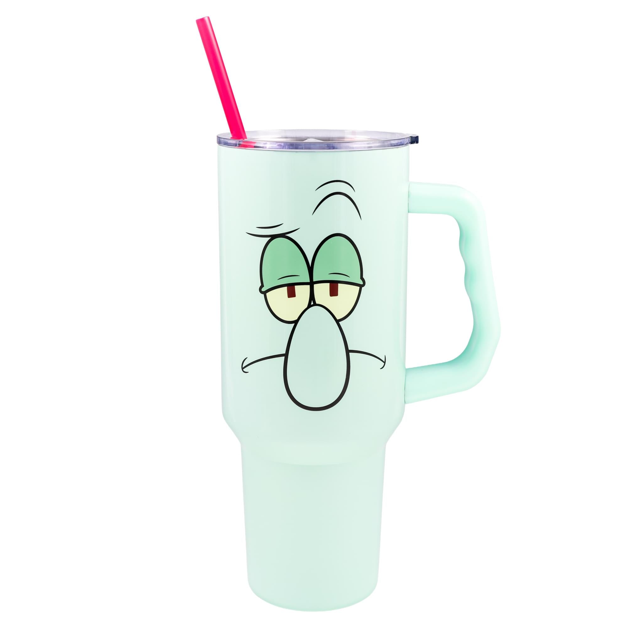 Nickelodeon SpongeBob SquarePants Squidward 40-Ounce Stainless Steel Tumbler