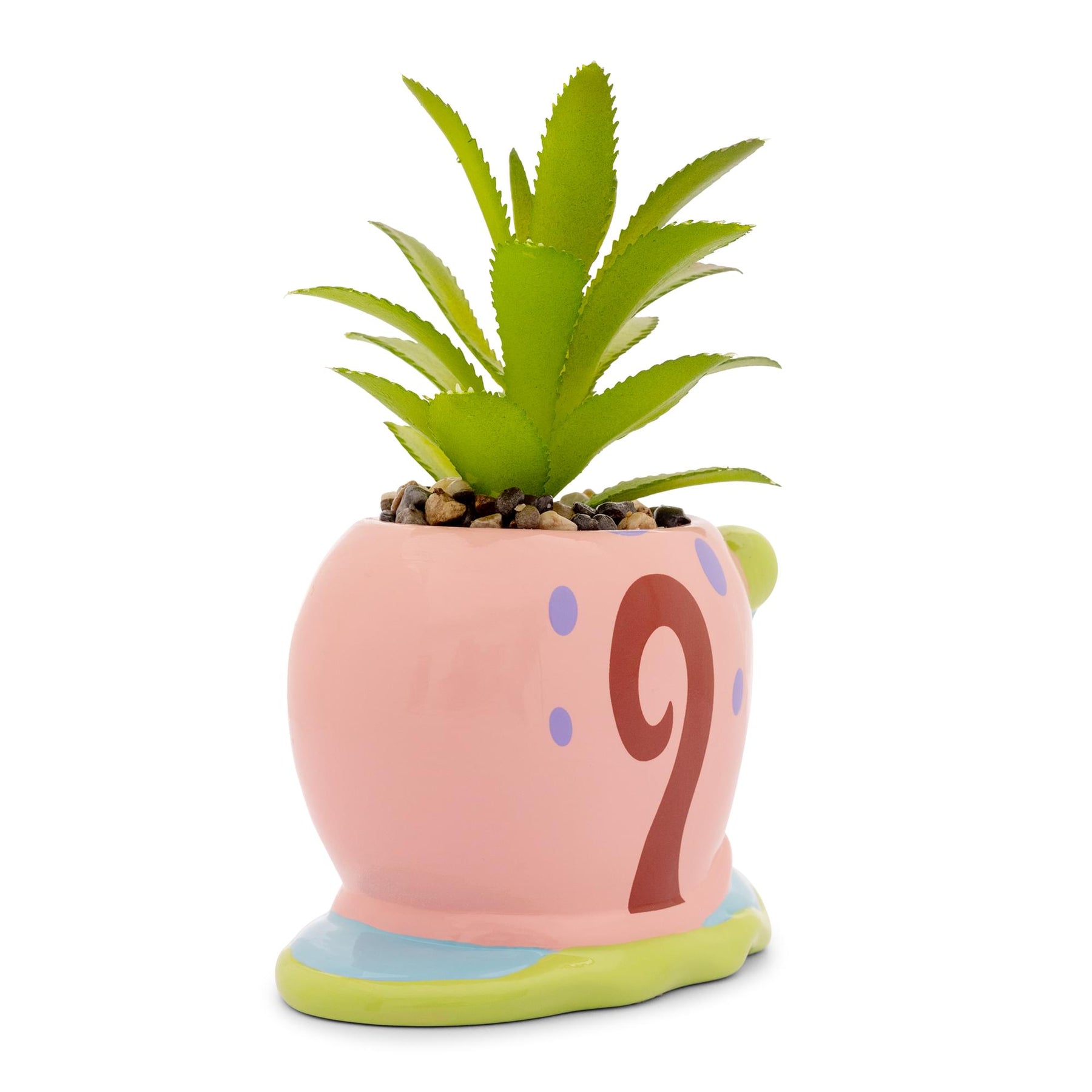 Nickelodeon SpongeBob SquarePants Gary Mini Planter With Artificial Succulent