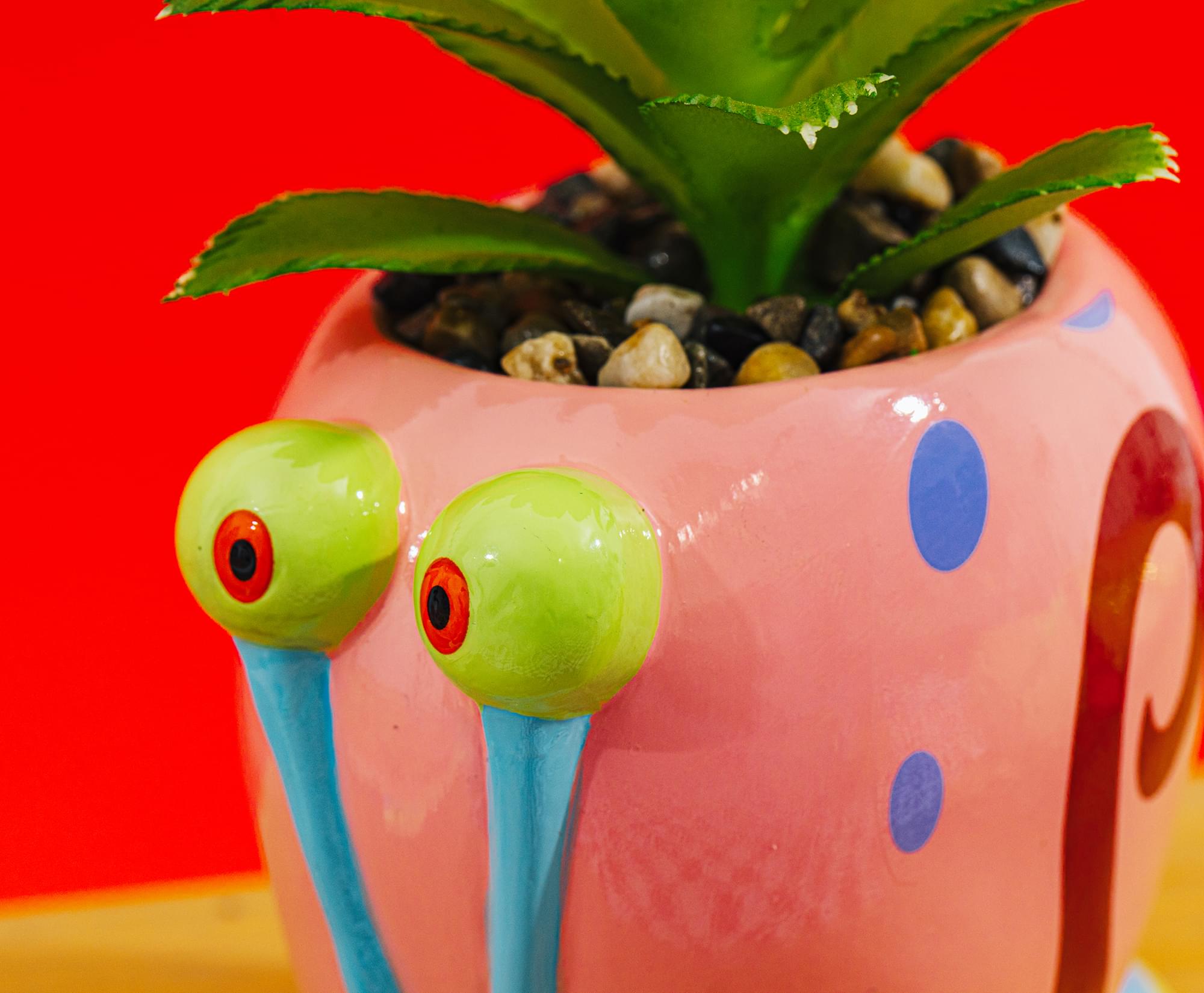 Nickelodeon SpongeBob SquarePants Gary Mini Planter With Artificial Succulent