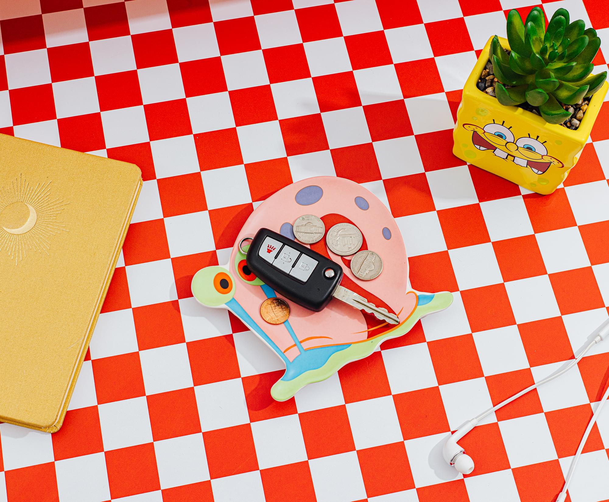 Nickelodeon SpongeBob SquarePants Gary Sculpted Ceramic Trinket Tray