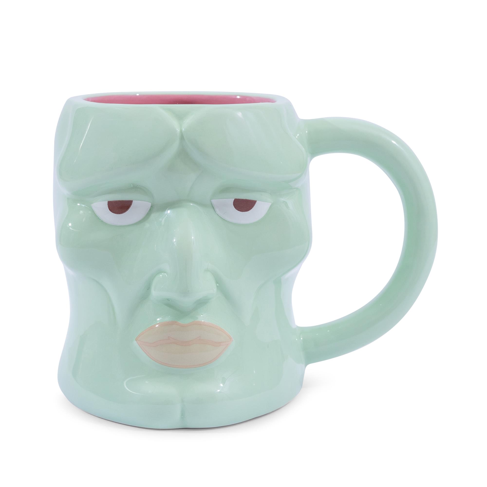 Nickelodeon SpongeBob SquarePants Handsome Squidward 20-Ounce Sculpted Ceramic Mug