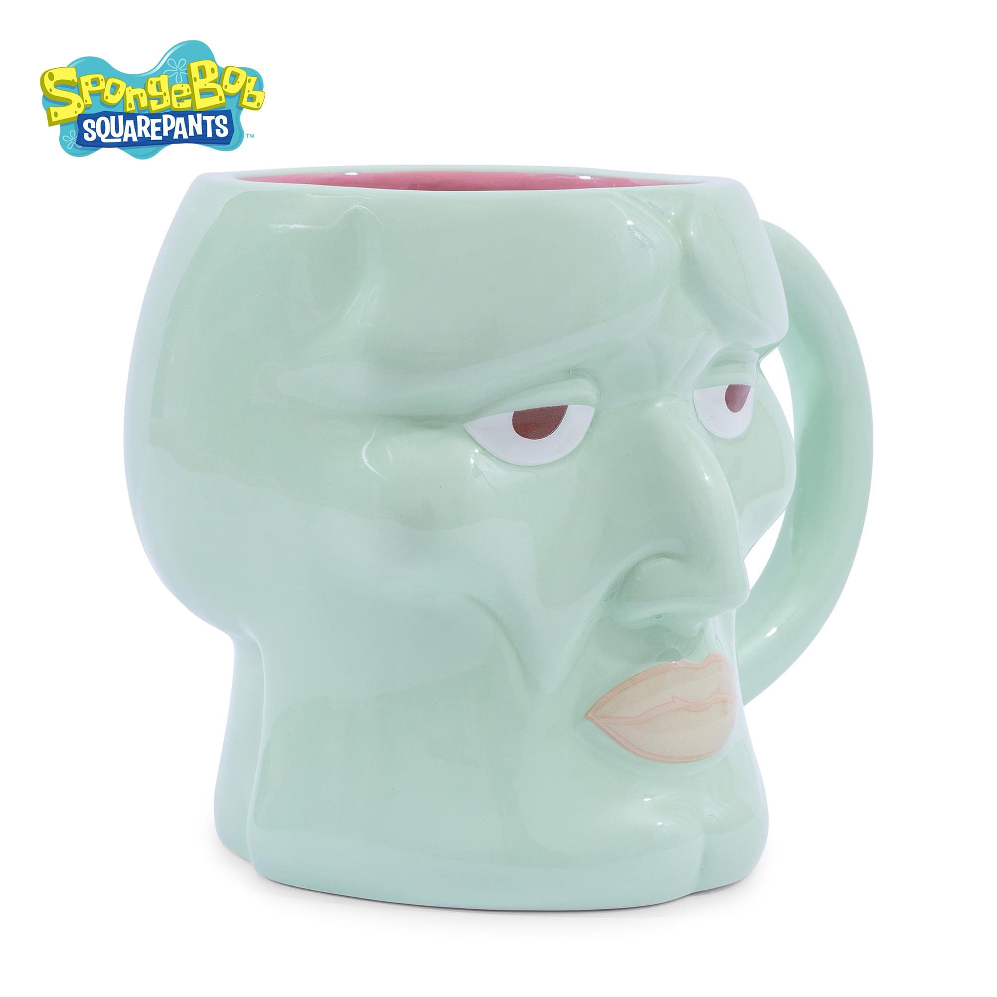 Nickelodeon SpongeBob SquarePants Handsome Squidward 20-Ounce Sculpted Ceramic Mug