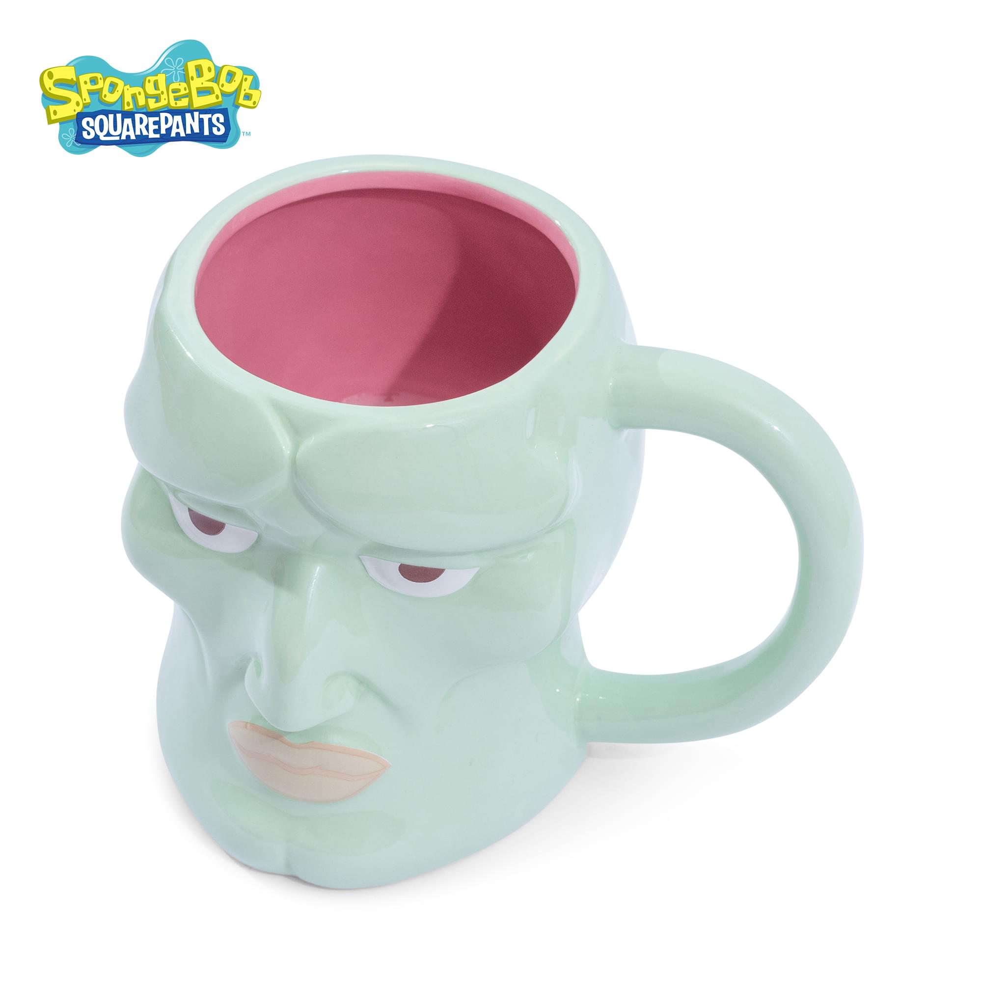 Nickelodeon SpongeBob SquarePants Handsome Squidward 20-Ounce Sculpted Ceramic Mug