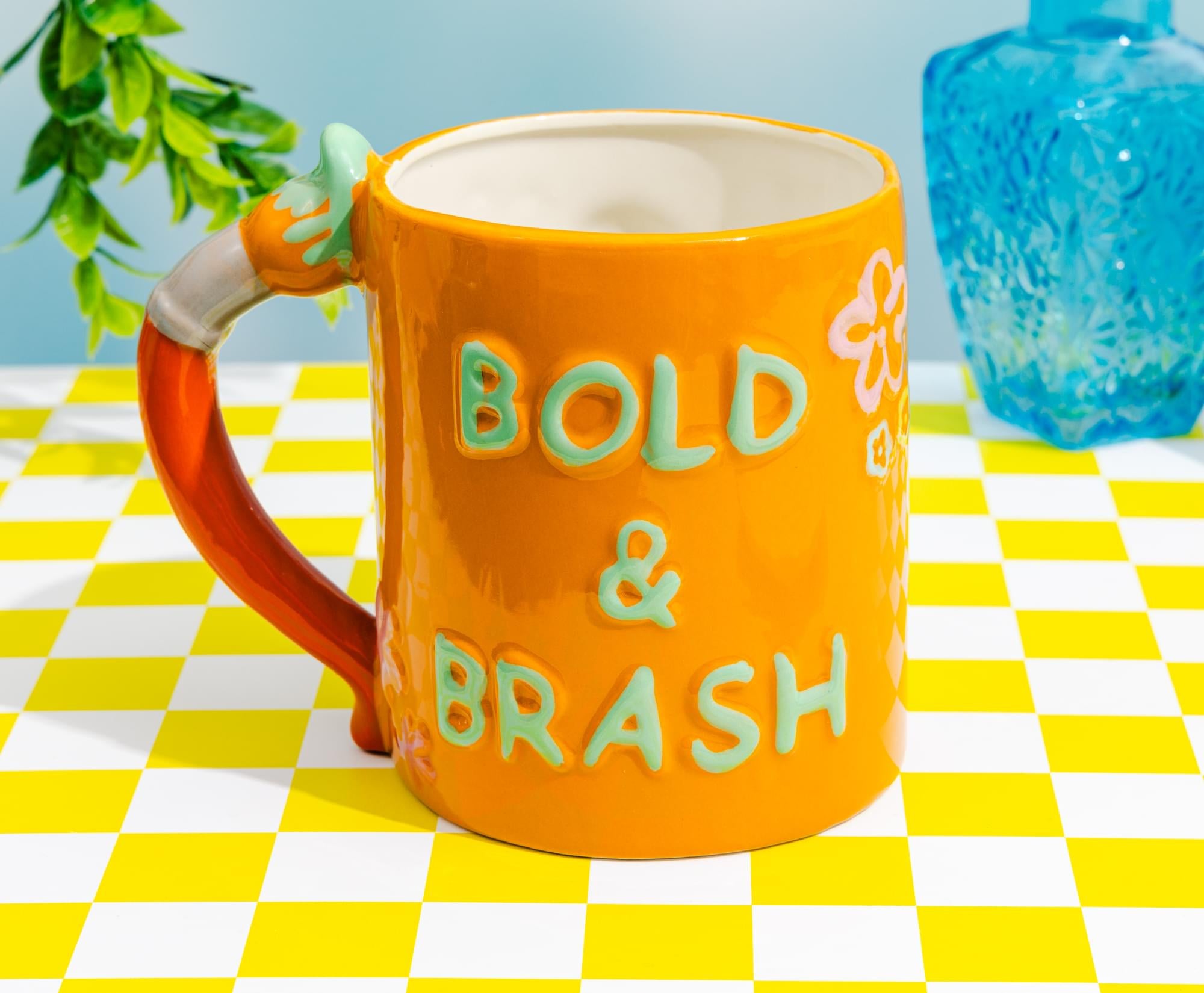 Nickelodeon SpongeBob SquarePants Squidward "Bold and Brash" 20-Ounce Ceramic Mug