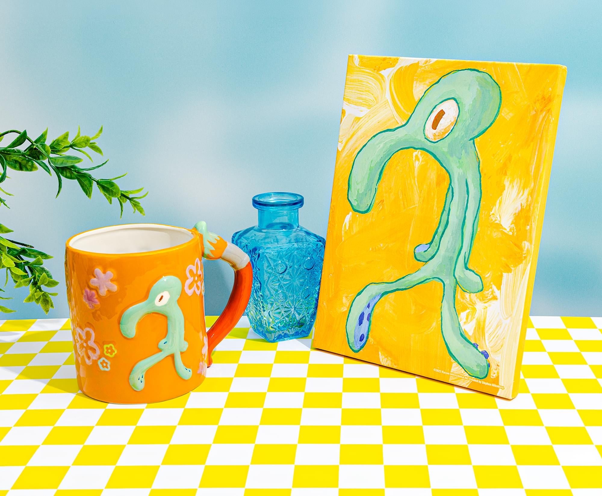 Nickelodeon SpongeBob SquarePants Squidward "Bold and Brash" 20-Ounce Ceramic Mug