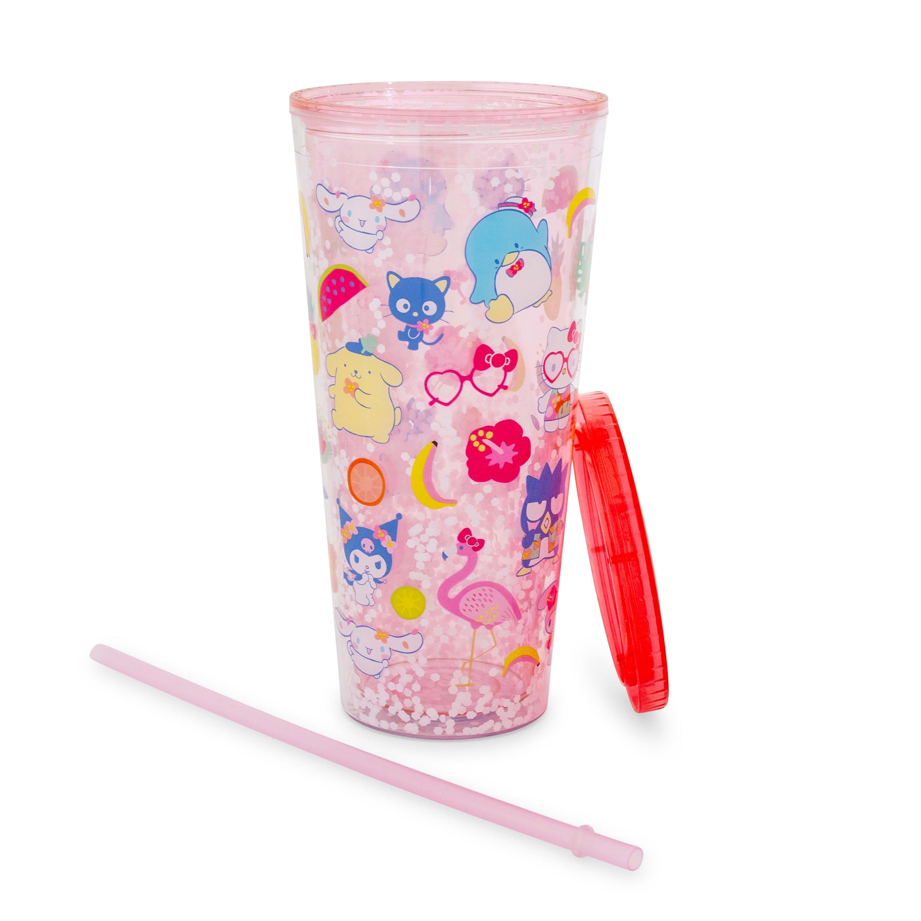 Sanrio Hello Kitty and Friends Icons Confetti Carnival Cup | Holds 32 Ounces