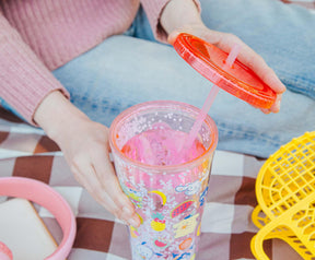 Sanrio Hello Kitty and Friends Icons Confetti Carnival Cup | Holds 32 Ounces