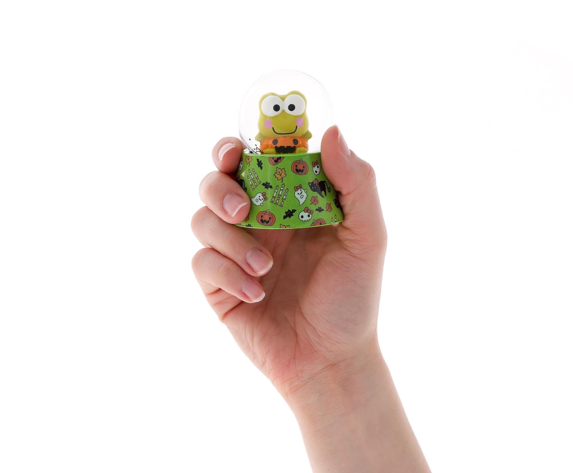 Sanrio Keroppi Halloween Mini Light-Up Snow Globe | 3 Inches Tall
