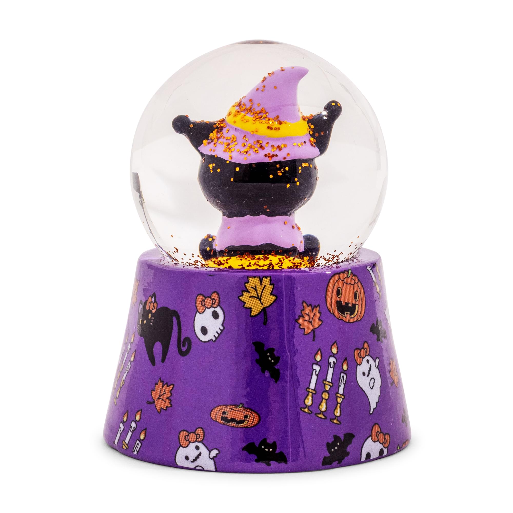 Sanrio Kuromi Halloween Mini Light-Up Snow Globe | 3 Inches Tall