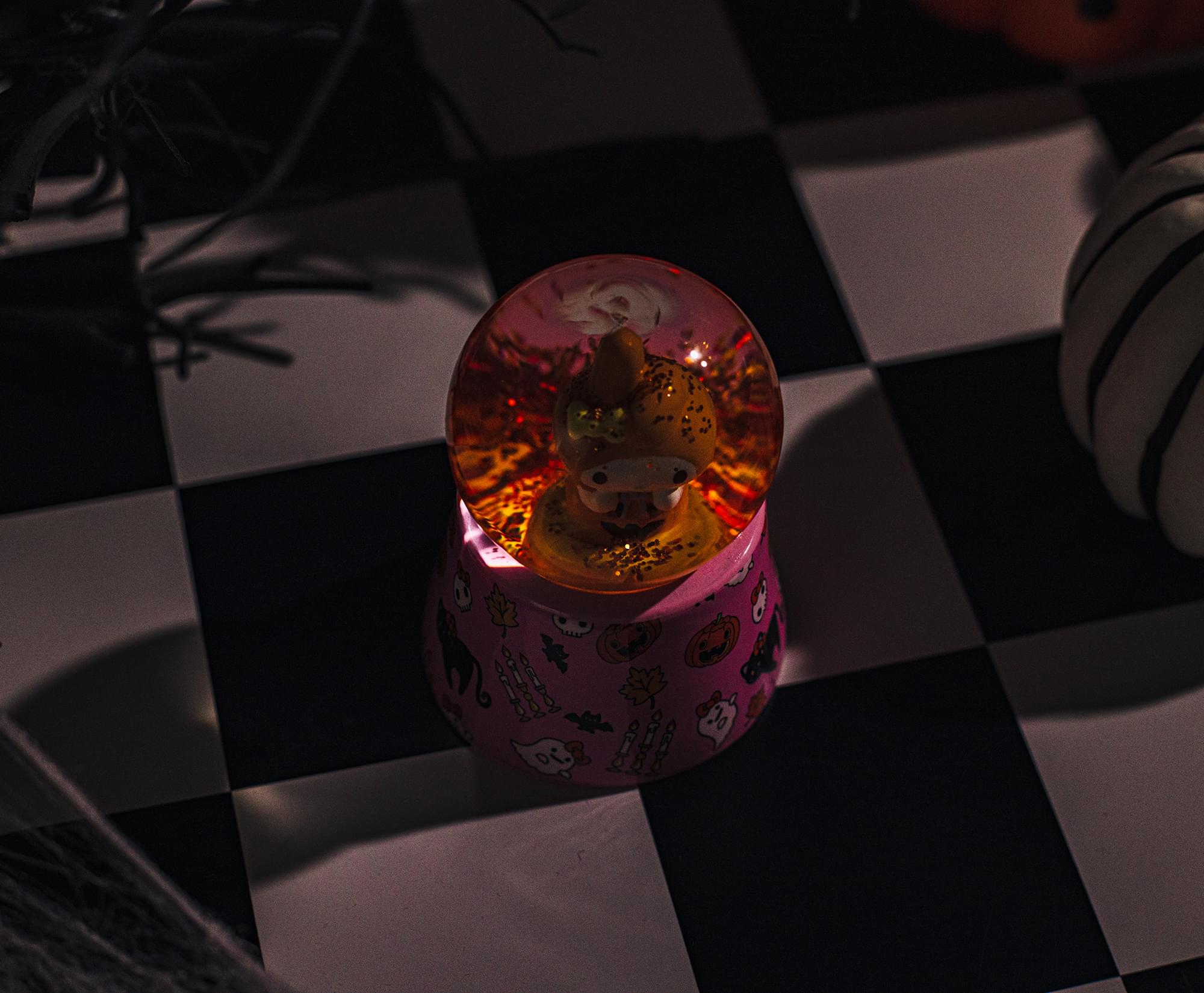 Sanrio My Melody Halloween Mini Light-Up Snow Globe | 3 Inches Tall