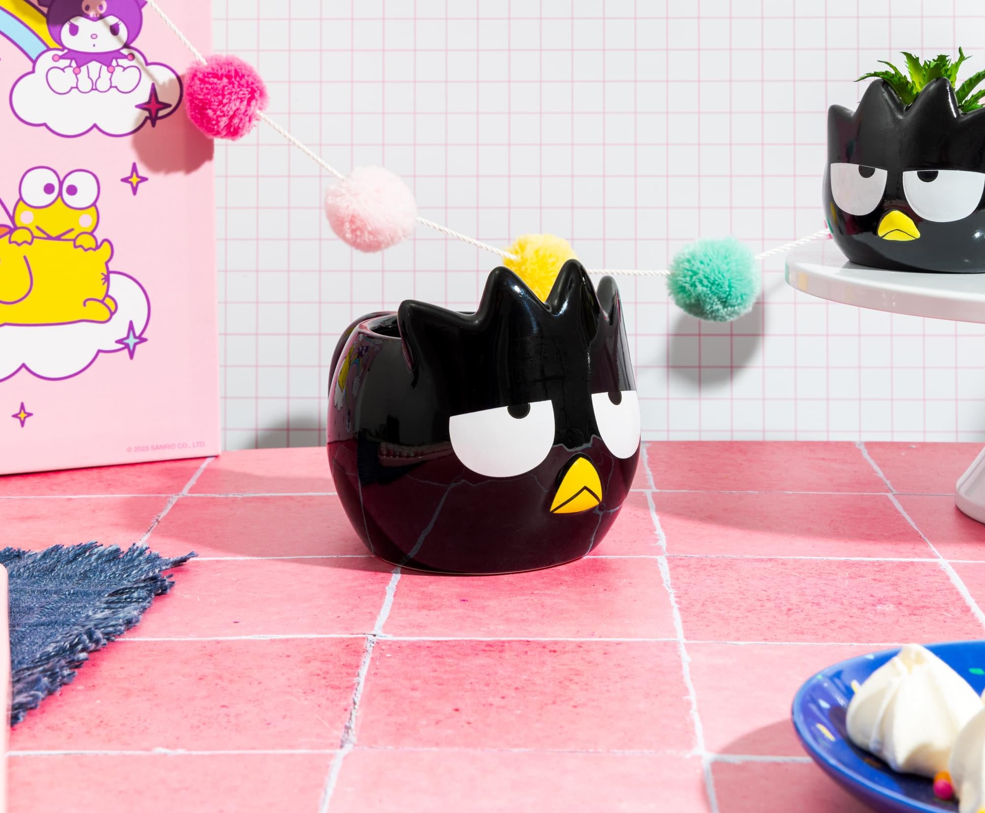 Sanrio Badtz-Maru Sculpted Ceramic Mug | Holds 20 Ounces