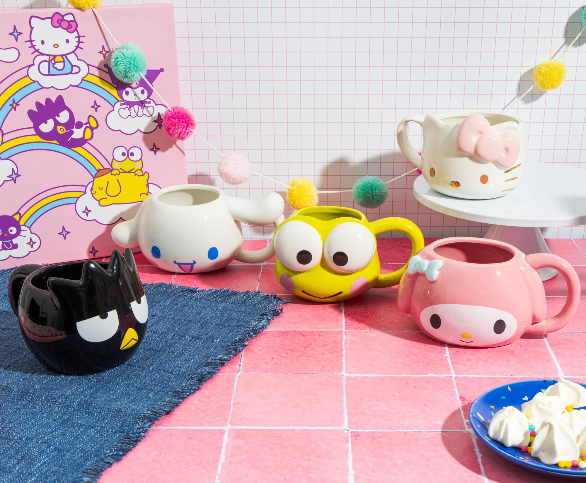 Sanrio Badtz-Maru Sculpted Ceramic Mug | Holds 20 Ounces