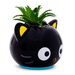 Sanrio Chococat 3-Inch Ceramic Mini Planter With Artificial Succulent