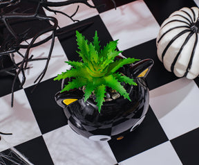 Sanrio Chococat 3-Inch Ceramic Mini Planter With Artificial Succulent