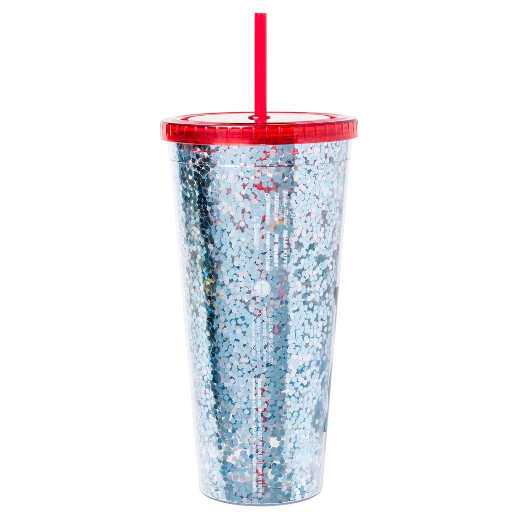 Sanrio Hello Kitty and Friends Rainbow 32-Ounce Carnival Cup With Lid and Straw