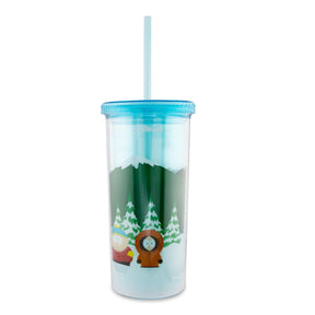 South Park Bus Stop Carnival Cup With Lid and Straw | Holds 20 Ounces