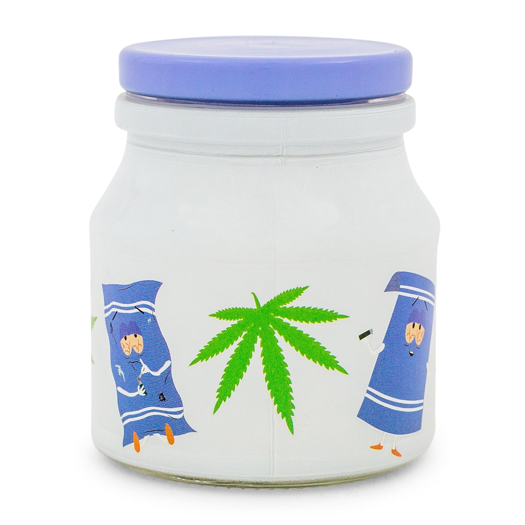 South Park Towelie Glass Storage Jar With Lid | Holds 5 Ounces