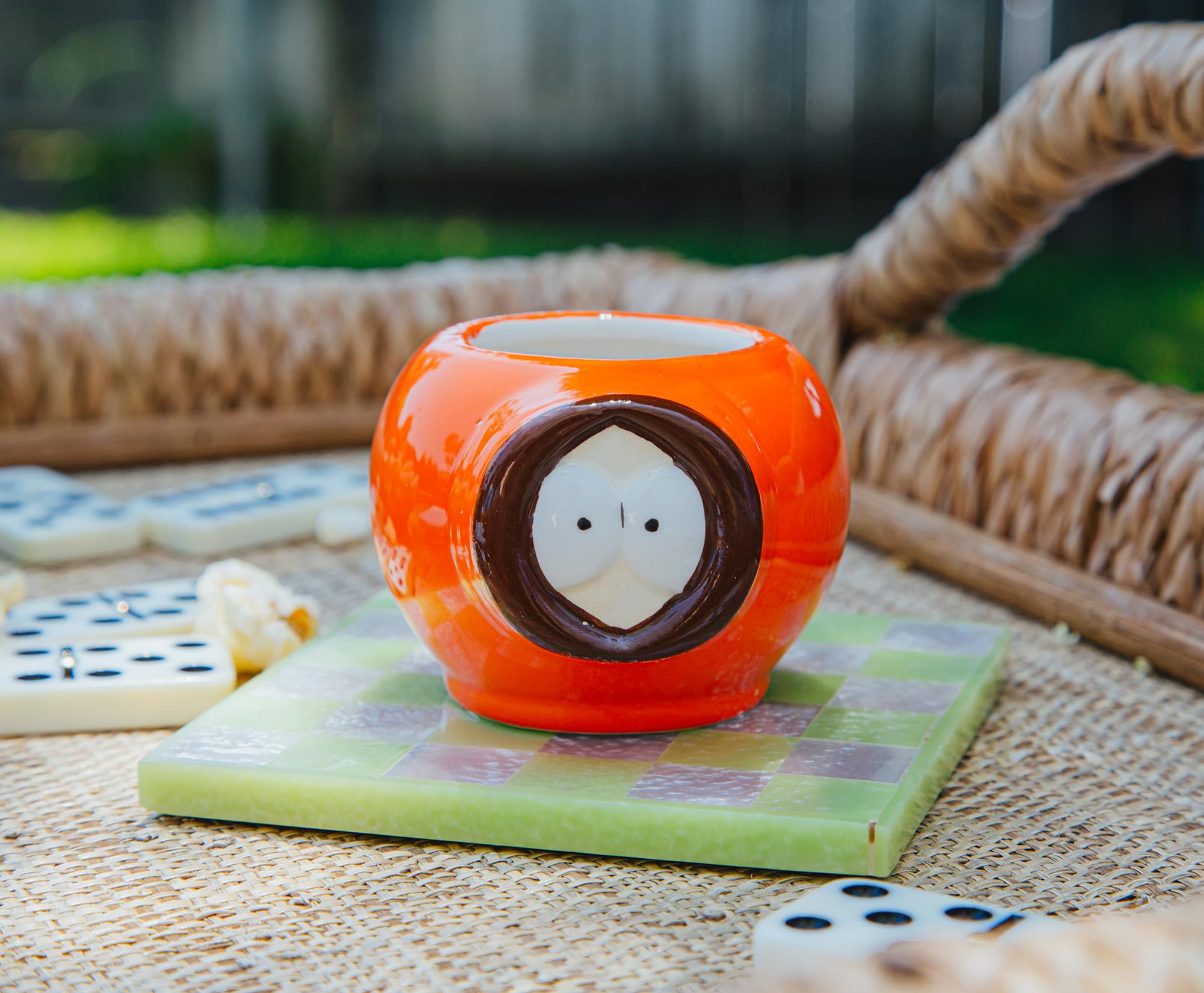 South Park Kenny Face Sculpted Ceramic Mini Mug | Holds 3 Ounces
