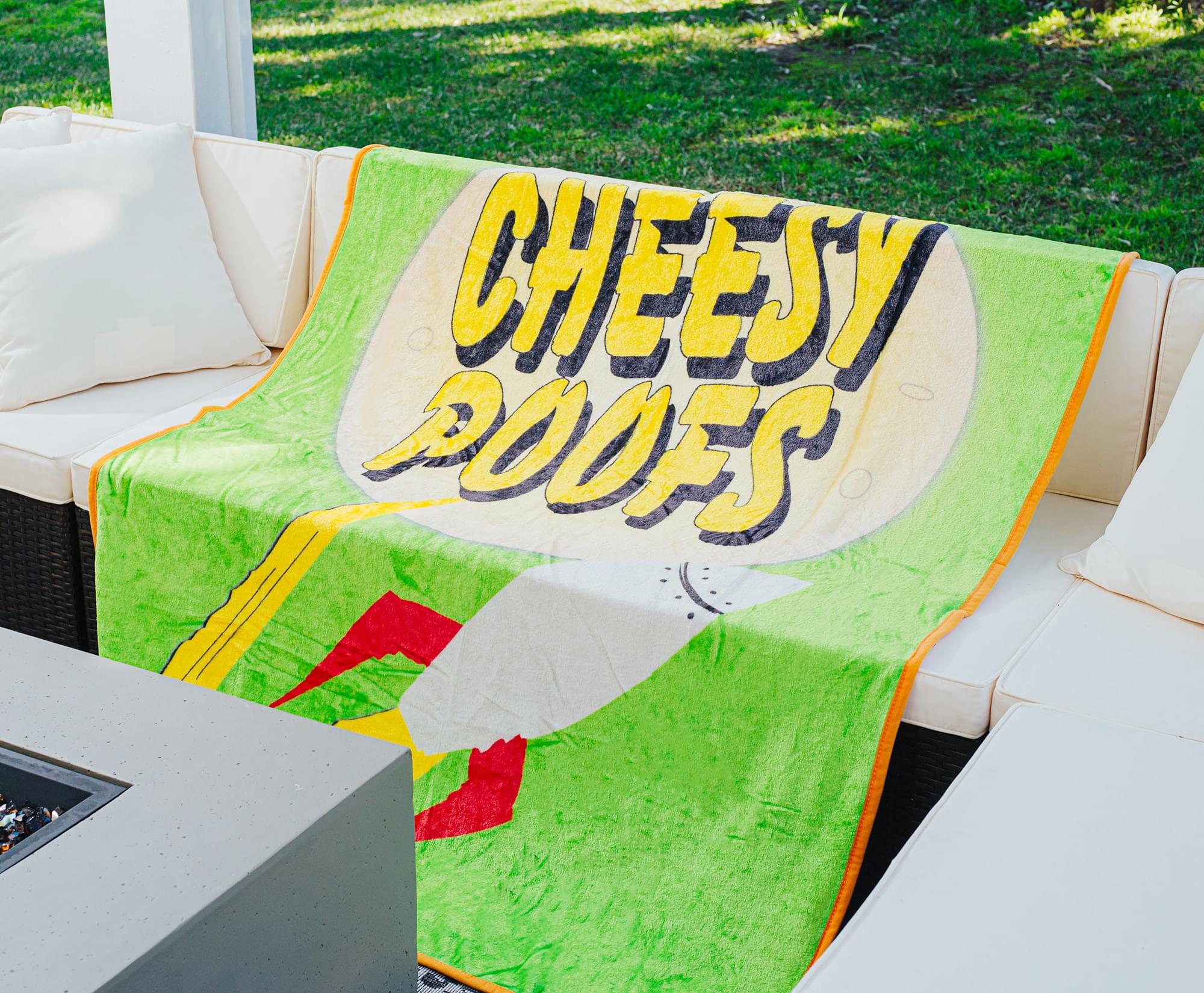 South Park Cheesy Poofs Raschel Throw Blanket | 45 x 60 Inches