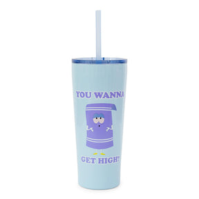 South Park Towelie Stainless Steel Tumbler With Straw | Holds 22 Ounces