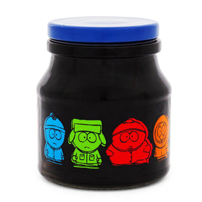 South Park Characters Glass Storage Jar With Lid | Holds 5 Ounces