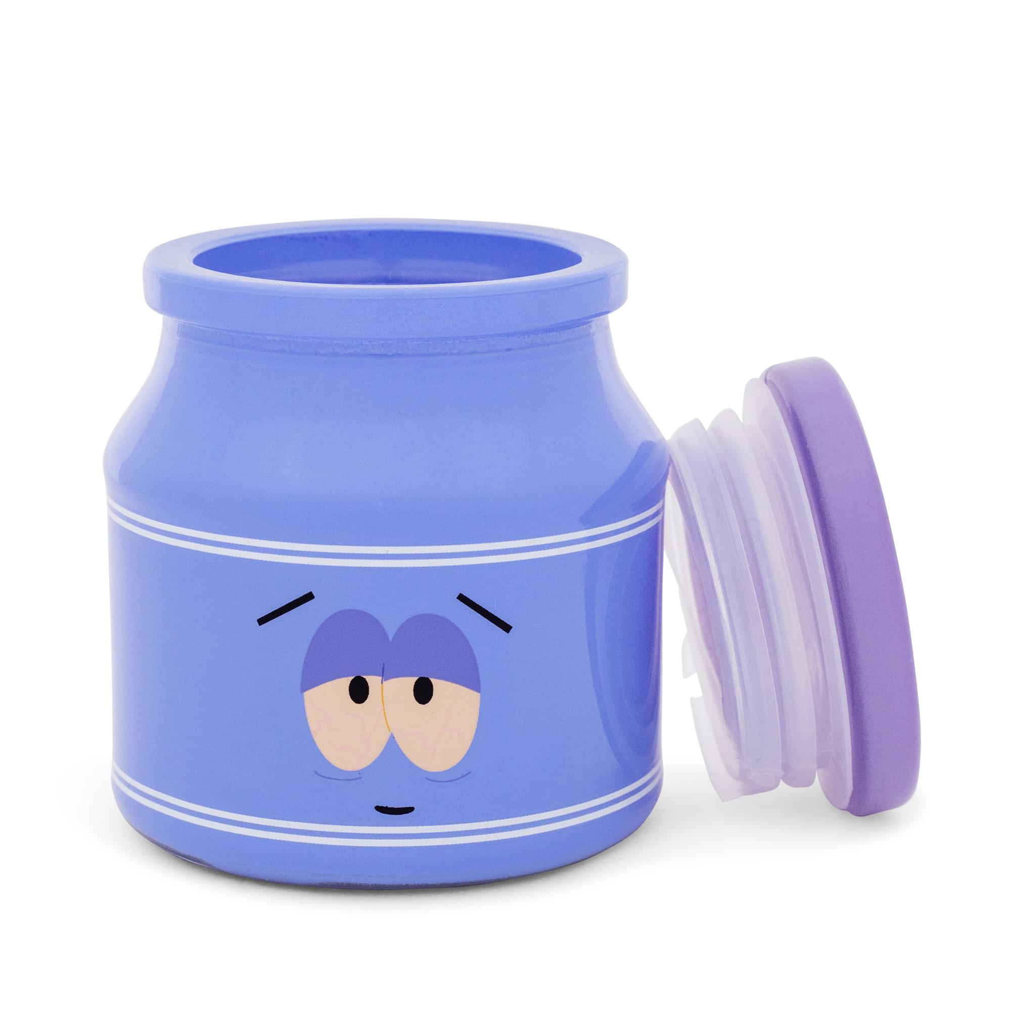 South Park Towelie "Wanna Get High?" Glass Storage Jar With Lid | Holds 5 Ounces