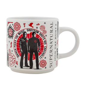 Supernatural "Join The Hunt" Single Stackable Ceramic Mug | Holds 13 Ounces