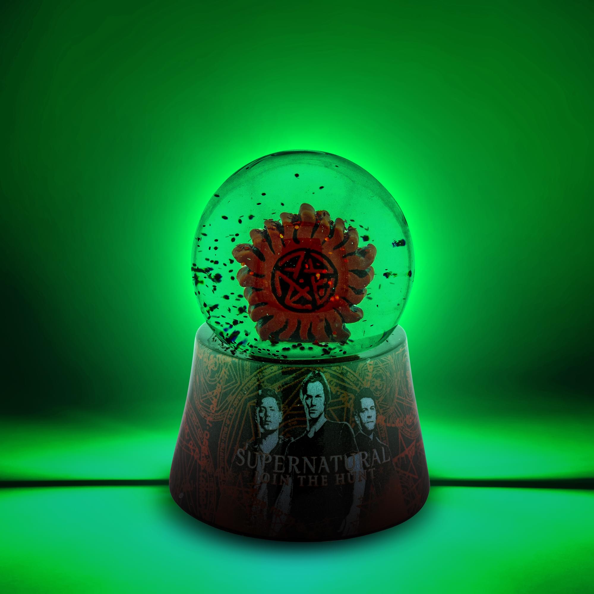 Supernatural Anti-Possession Symbol Light-Up Mini Snow Globe | 2.75 Inches Tall