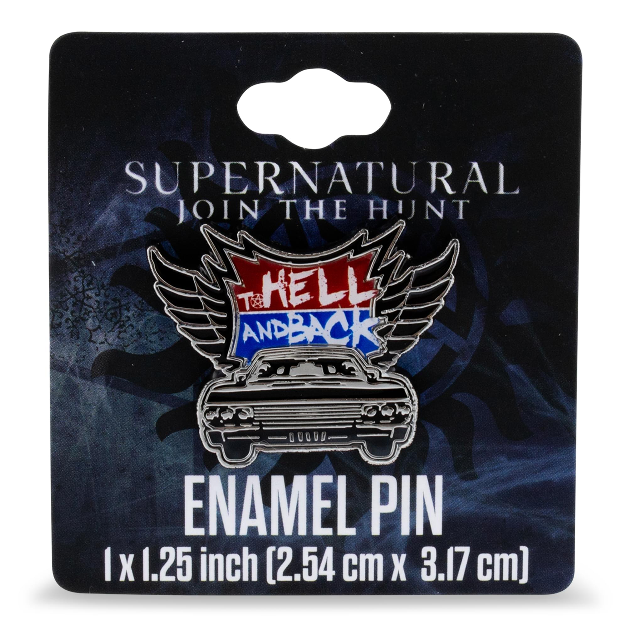 Supernatural "To Hell and Back" Enamel Pin