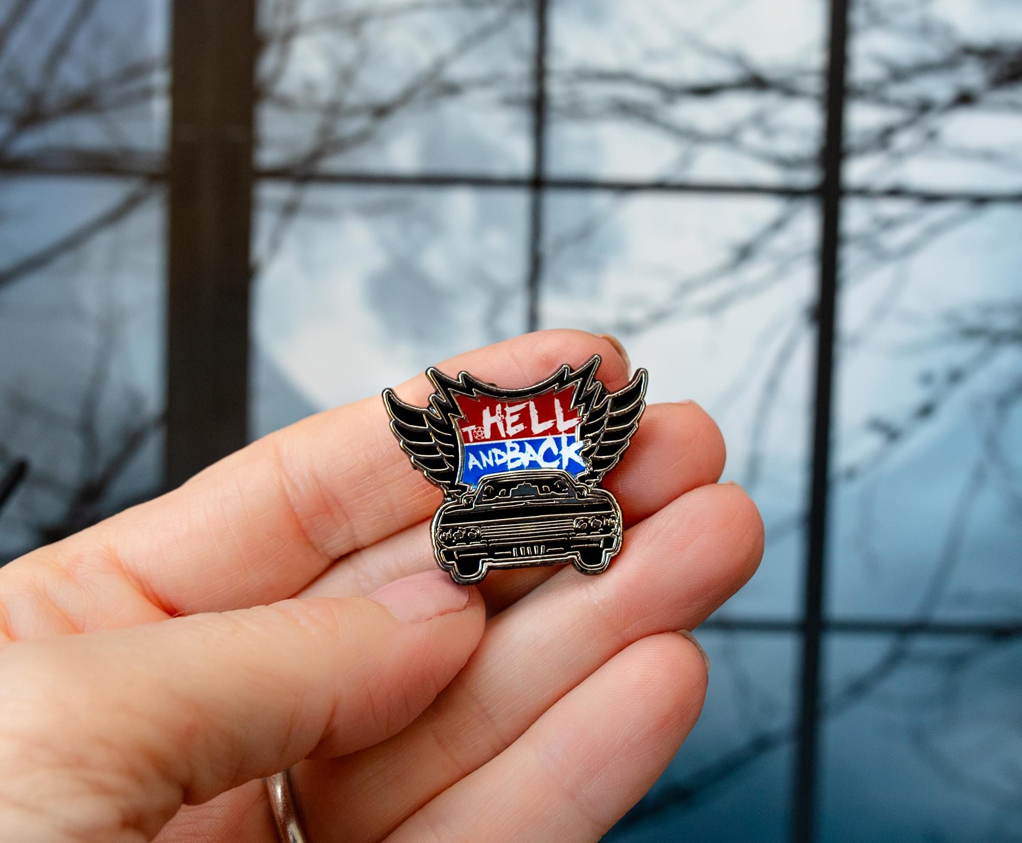 Supernatural "To Hell and Back" Enamel Pin