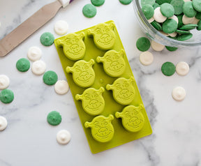 Shrek Reusable Silicone Ice Cube Tray | Makes 8 Cubes