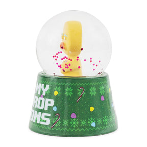 Shrek Gingy "Not My Gumdrop Buttons" Mini Light-Up Snow Globe | 3 Inches Tall
