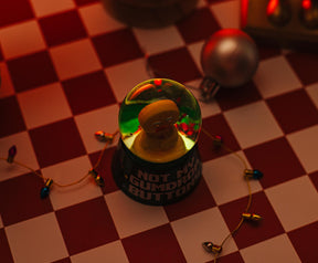 Shrek Gingy "Not My Gumdrop Buttons" Mini Light-Up Snow Globe | 3 Inches Tall