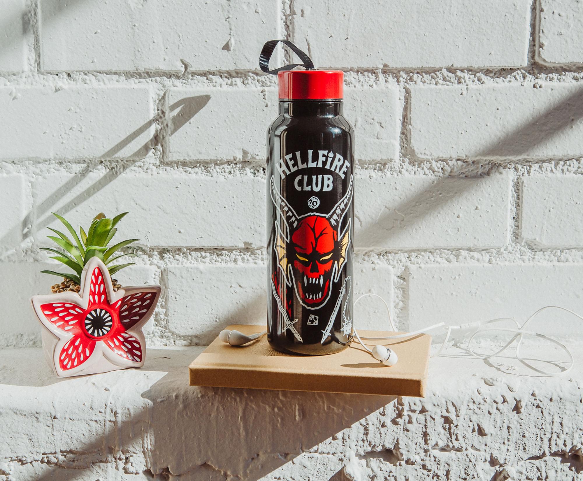 Stranger Things Hellfire Club Stainless Steel Water Bottle | Holds 27 Ounces