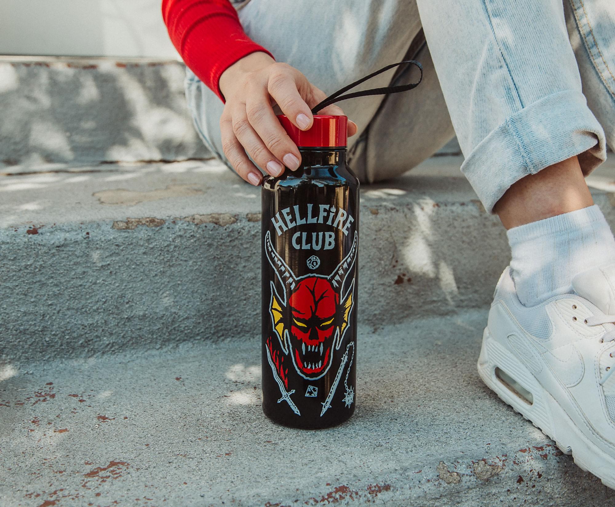 Stranger Things Hellfire Club Stainless Steel Water Bottle | Holds 27 Ounces