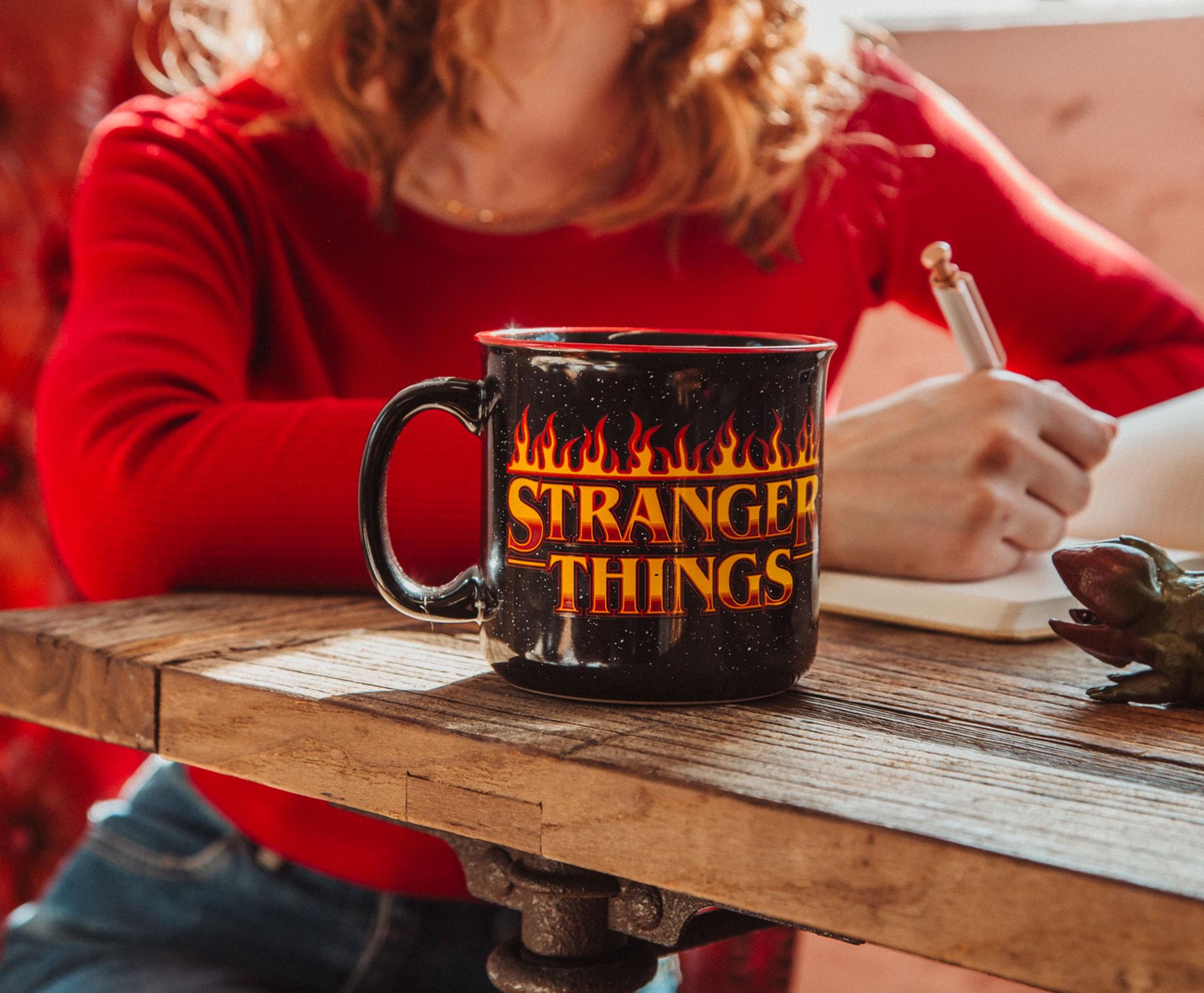 Stranger Things Hellfire Club Ceramic Camper Mug | Holds 20 Ounces
