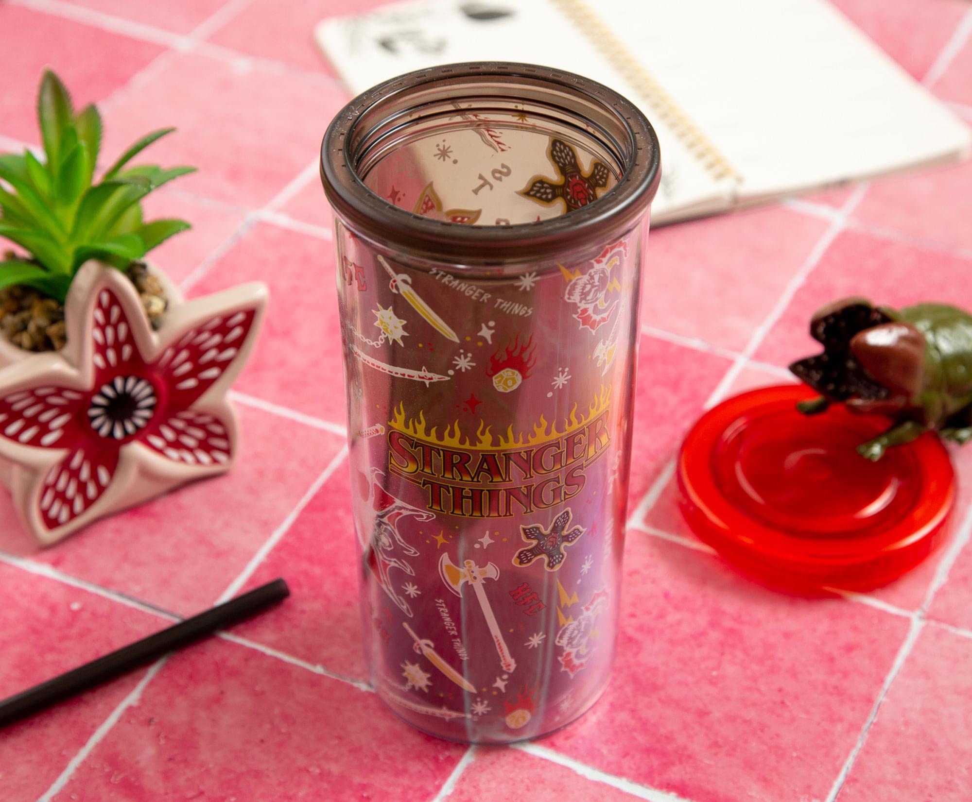 Stranger Things Hellfire Club Carnival Cup With Lid and Straw | Holds 20 Ounces