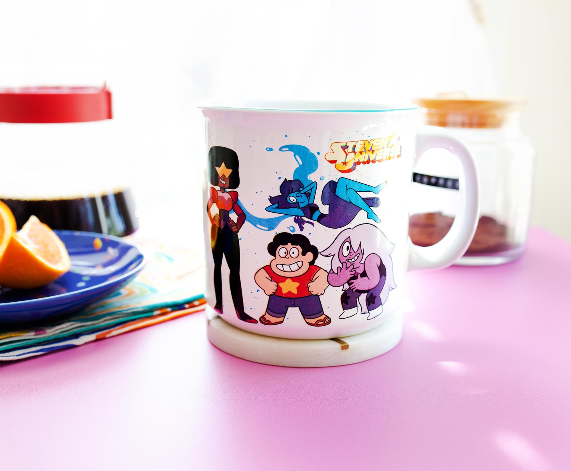 Steven Universe Crystal Gems Ceramic Camper Mug | Holds 20 Ounces