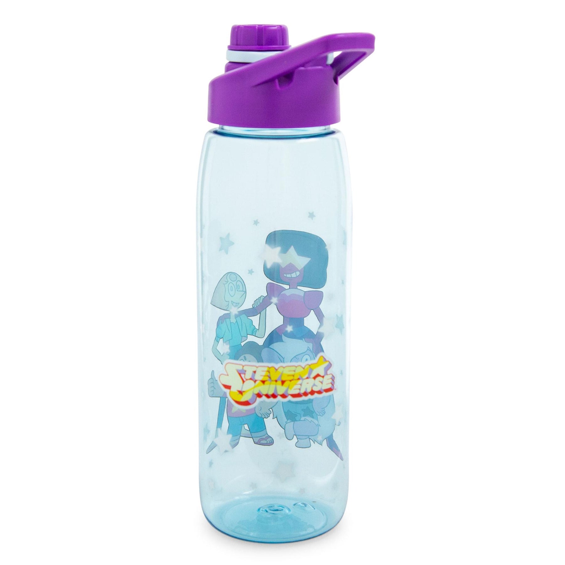 Steven Universe Characters Water Bottle With Screw-Top Lid | Holds 28 Ounces