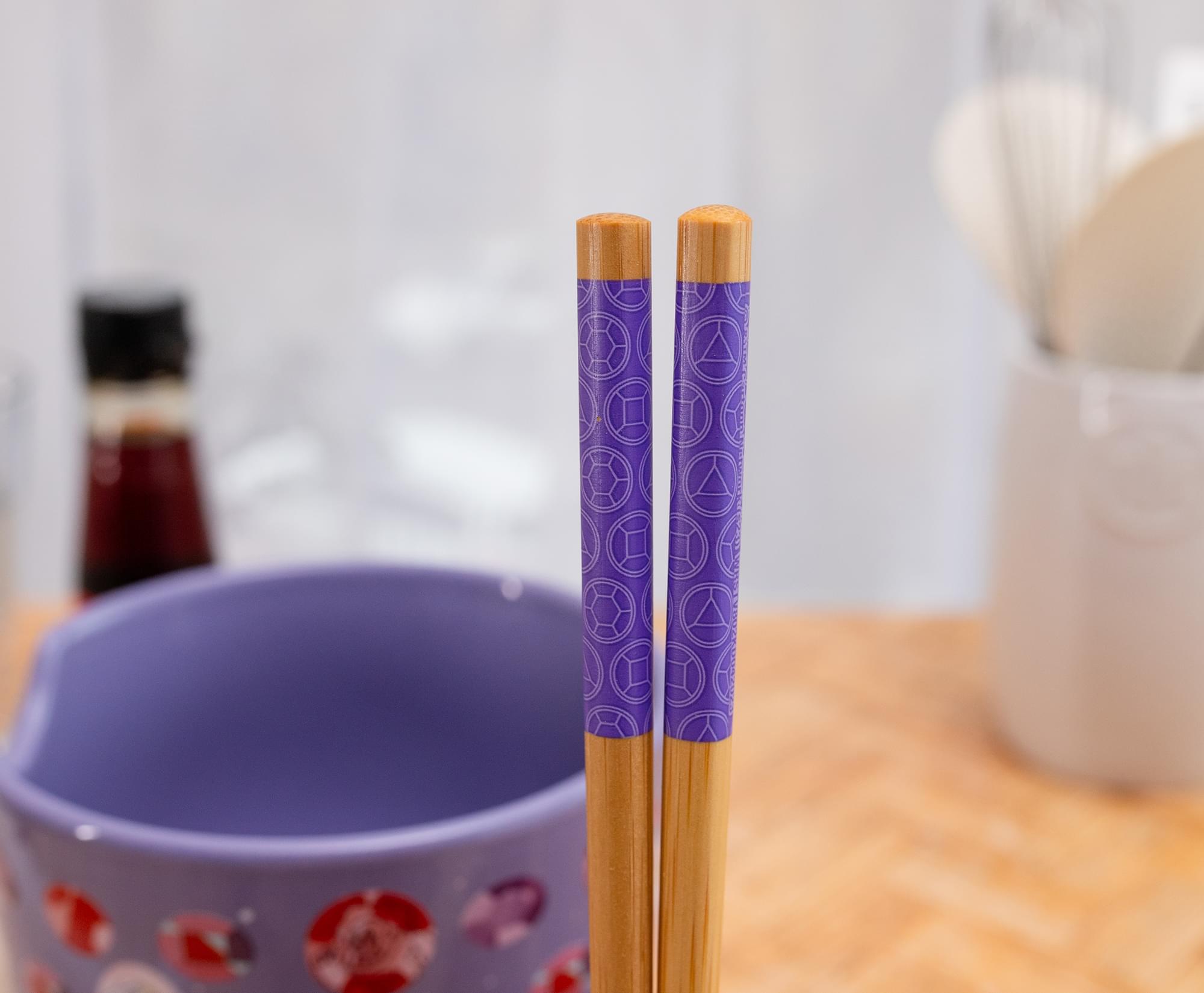 Steven Universe Crystal Gems 20-Ounce Ceramic Ramen Bowl and Chopstick Set