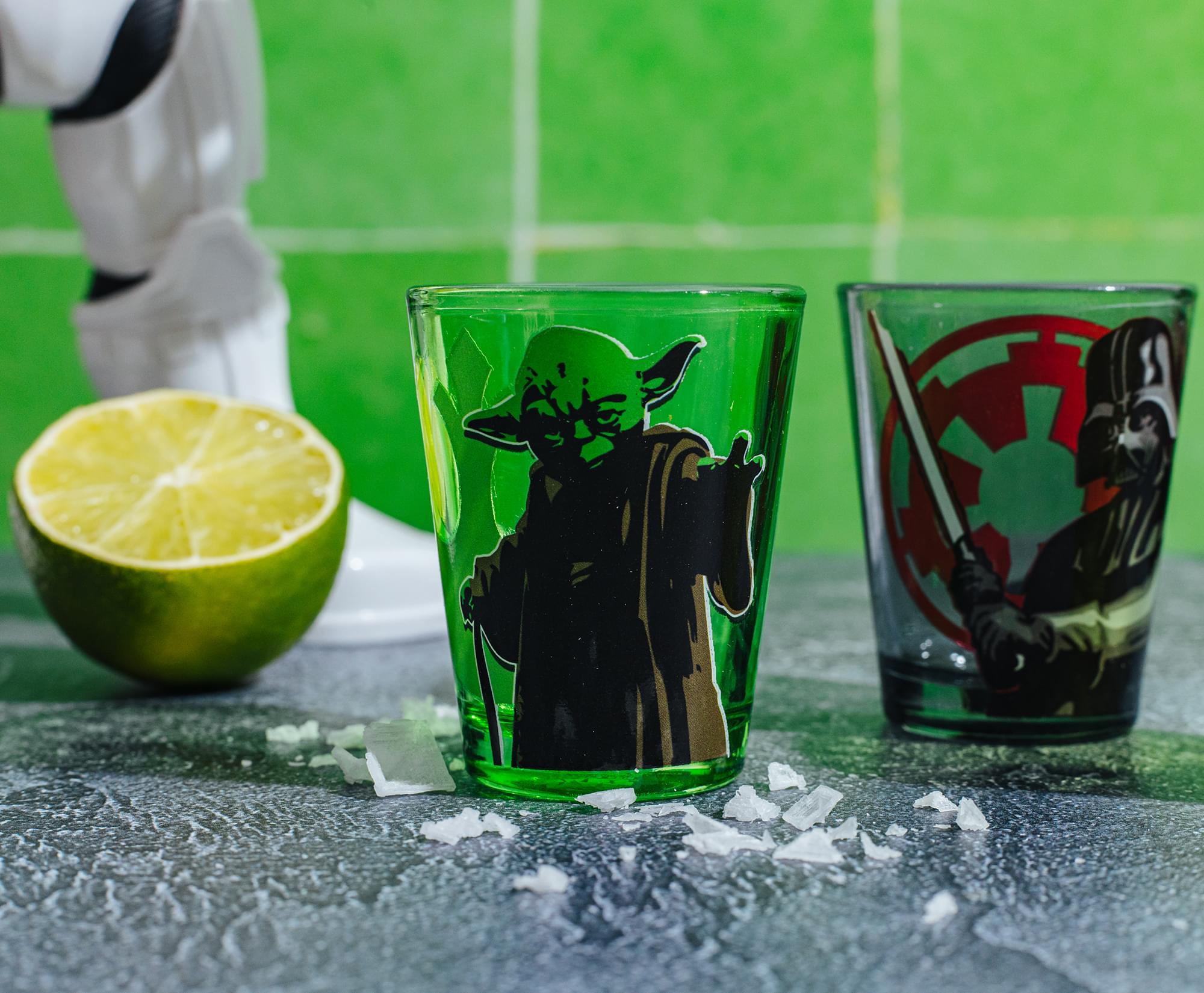 Star Wars Character Portraits 2-Ounce Mini Shot Glasses | Set of 4