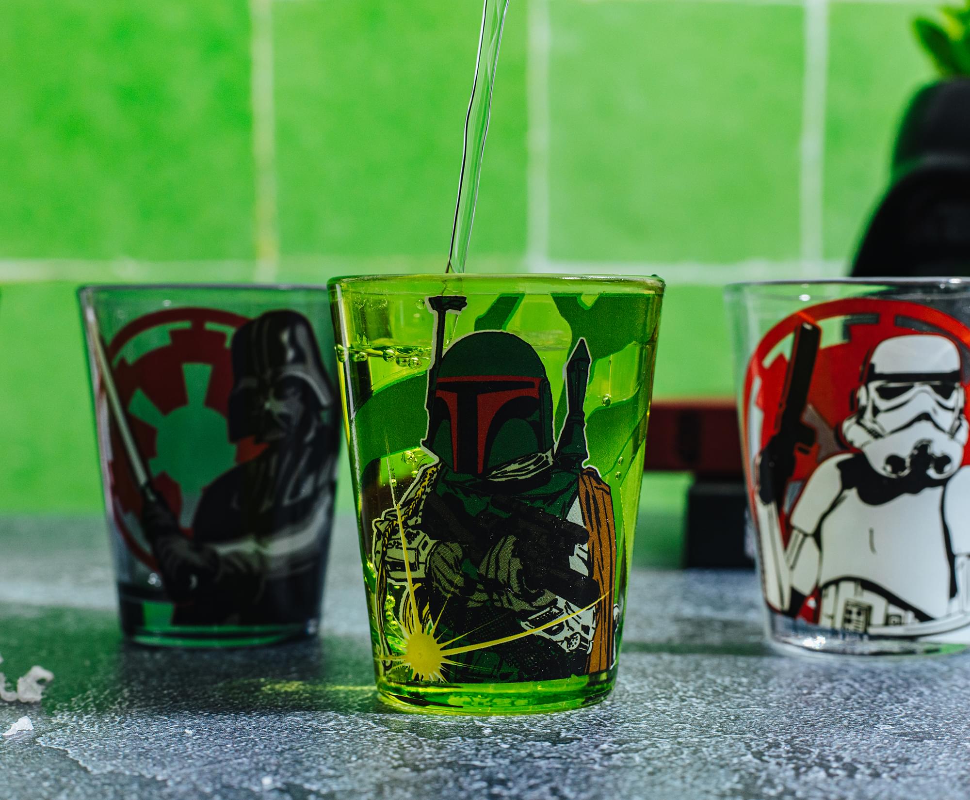 Star Wars Character Portraits 2-Ounce Mini Shot Glasses | Set of 4