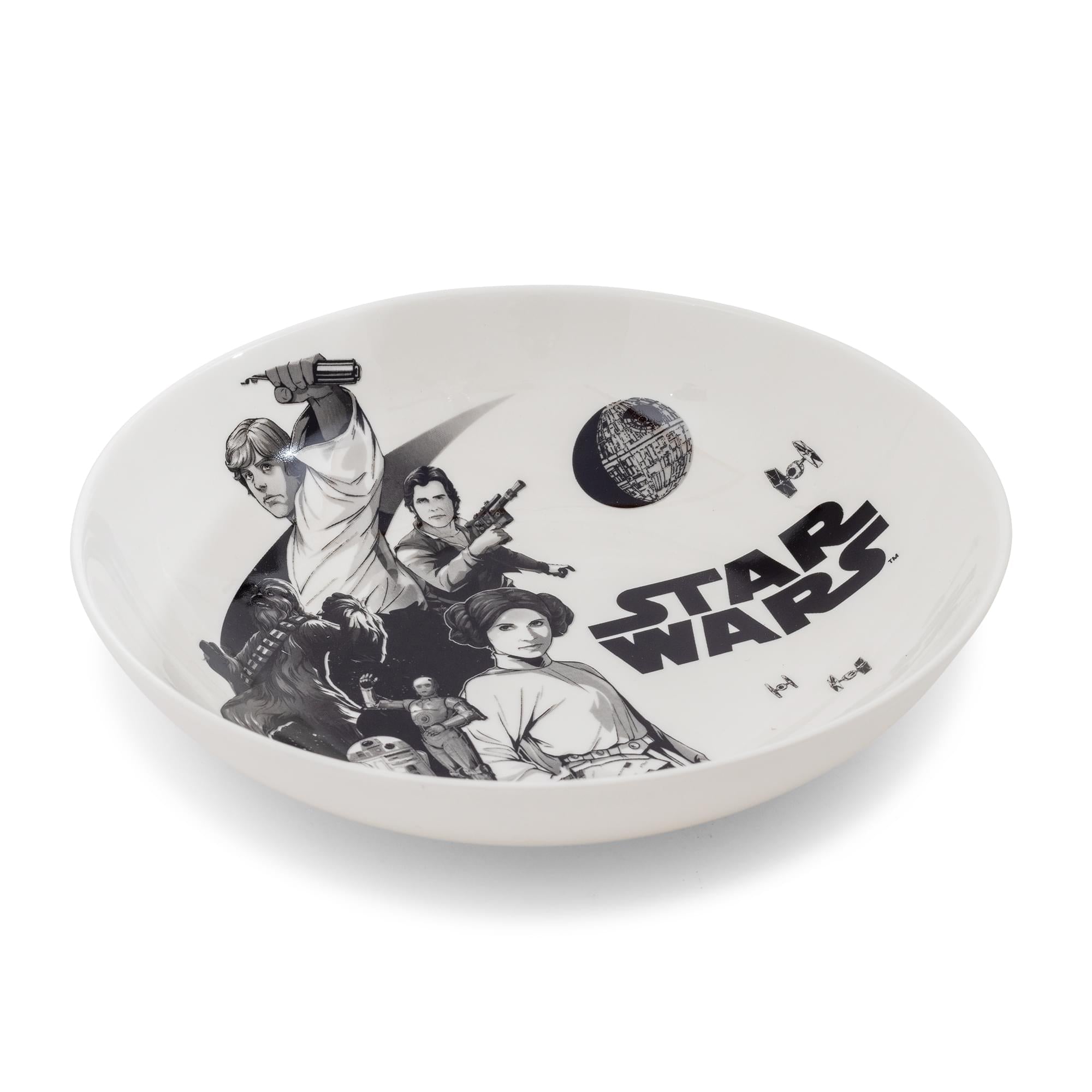 Star Wars Collage 9-Inch Ceramic Coupe Dinner Bowl
