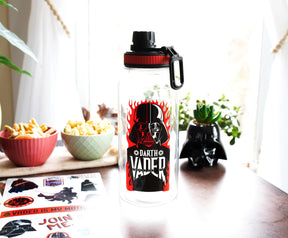 Star Wars Darth Vader Twist Spout Water Bottle and Sticker Set | Holds 32 Ounces