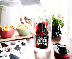 Star Wars Darth Vader Twist Spout Water Bottle and Sticker Set | Holds 32 Ounces