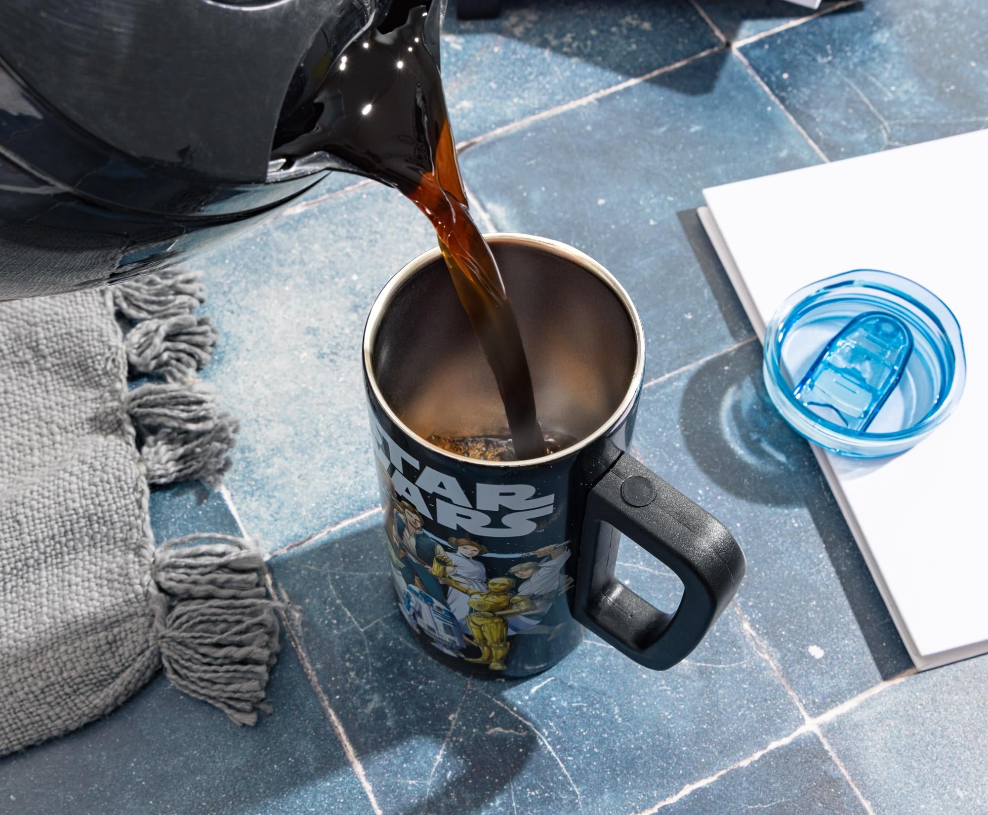 Star Wars Original Trilogy 15-Ounce Stainless Steel Tumbler With Handle