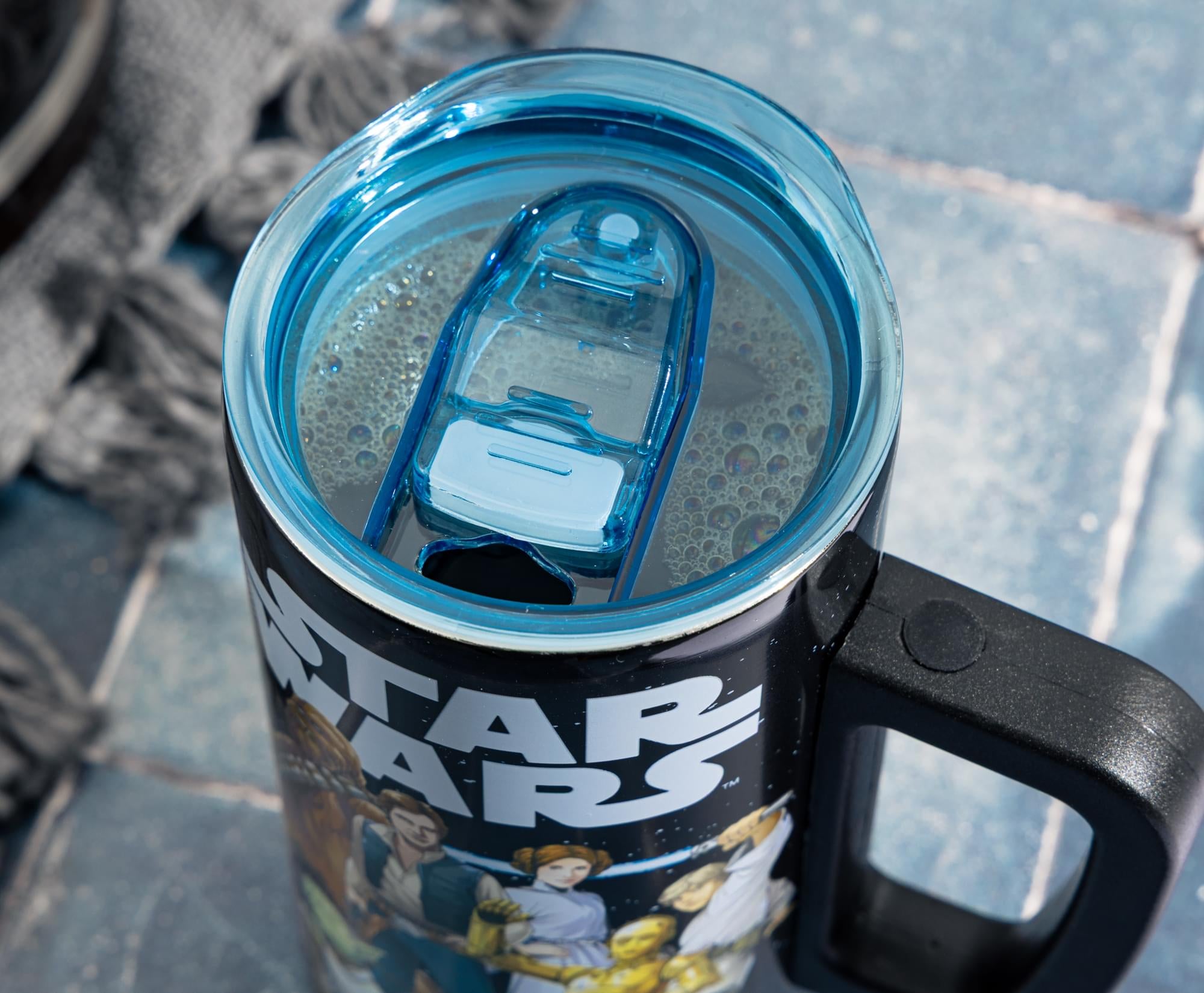Star Wars Original Trilogy 15-Ounce Stainless Steel Tumbler With Handle